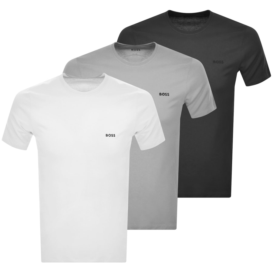 BOSS 3 Pack Crew Neck T Shirts | Mainline Menswear